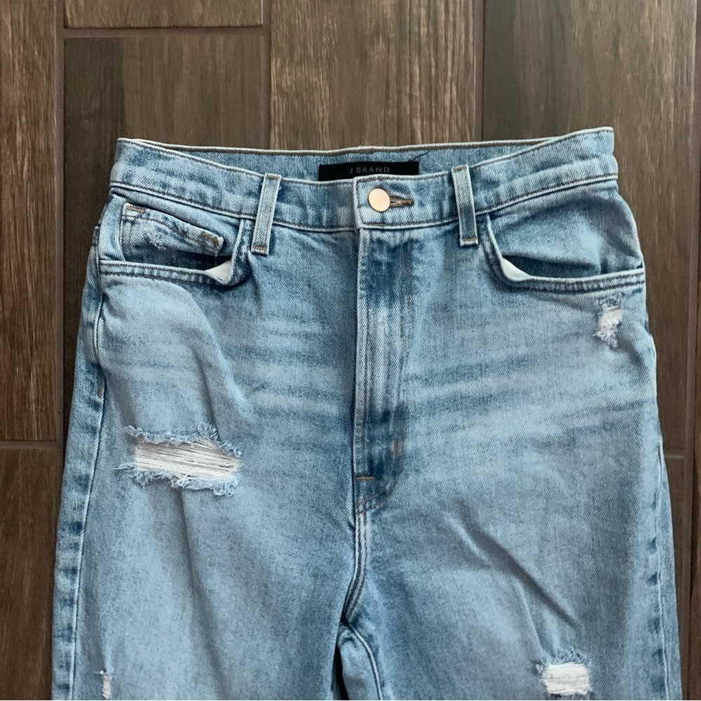 J Brand 1212 Runway High Rise Slim Straight Jeans in Achieve Havoc Sz 28 - Picture 5 of 10